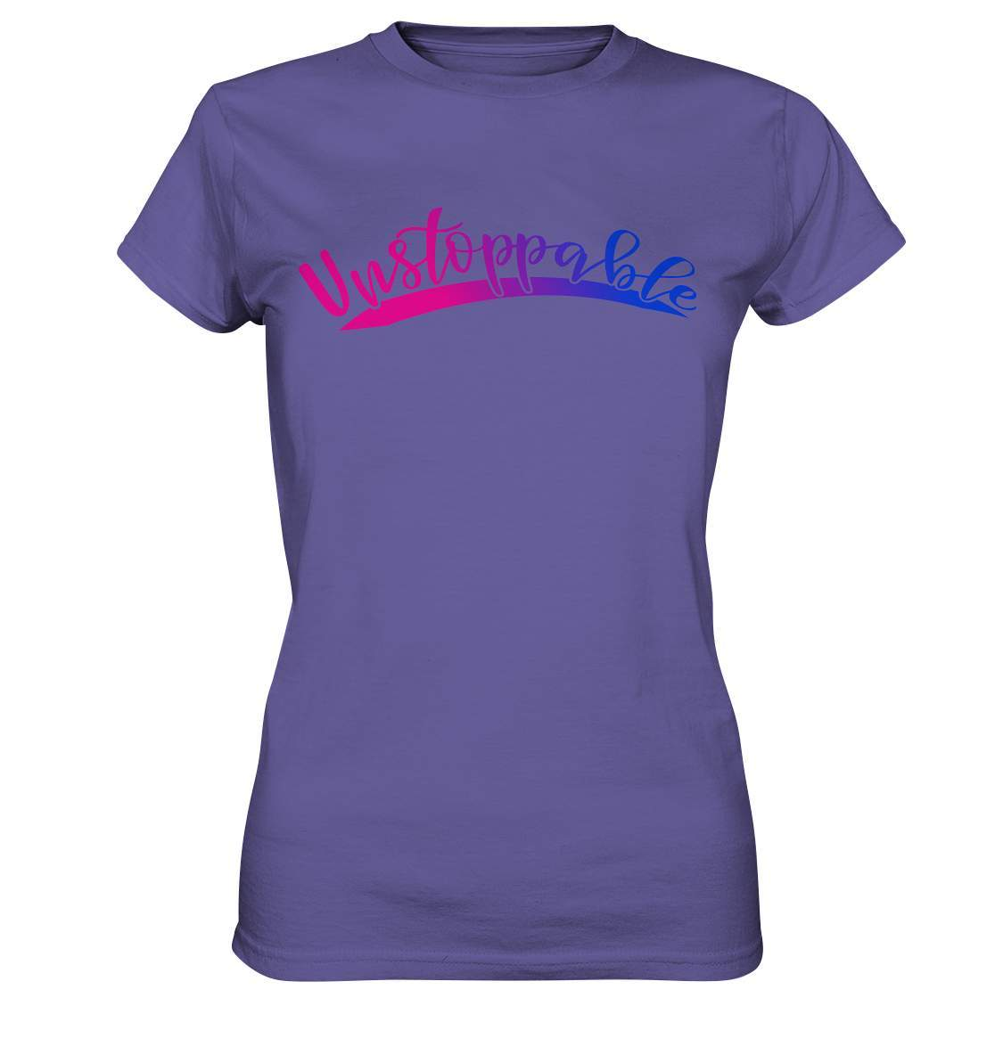 Unstoppable nicht zu stoppen - Ladies Premium Shirt-dran bleiben,durchhalten,kampf,kämpfer,motivation,nicht zu stoppen,niemals augeben,stark bleiben,stark sein,stätke,tapferheit,unaufhaltbar,unstoppable