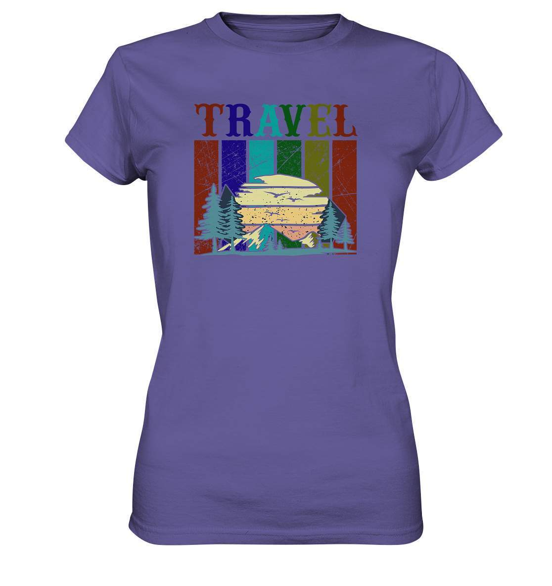 Reiselust Travel Motiv - Ladies Premium Shirt-Abenteuer,berge,camper,camping,norwegen,Reiselust Travel Motiv,Reisen,strand,Vanlife,vanlifer,vanliver,wohnmobil,wohnwagen