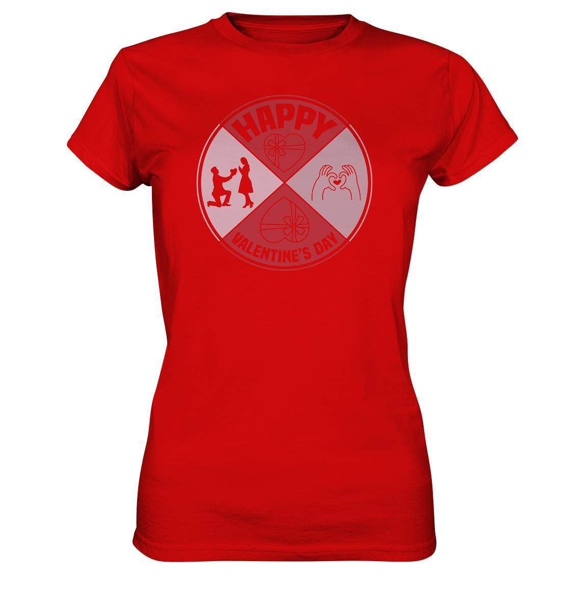 Valentinstag Happy Valentines Day - Ladies Premium Shirt-14 Februar,Anti Valentinstag,be my valentine,frisch verliebt,für verliebte,große Liebe,Happy Valentines Day,lover,tag der verliebten,valentines day,Valentinstag,Valentinstag Geschenk,Valentinstag Ideen