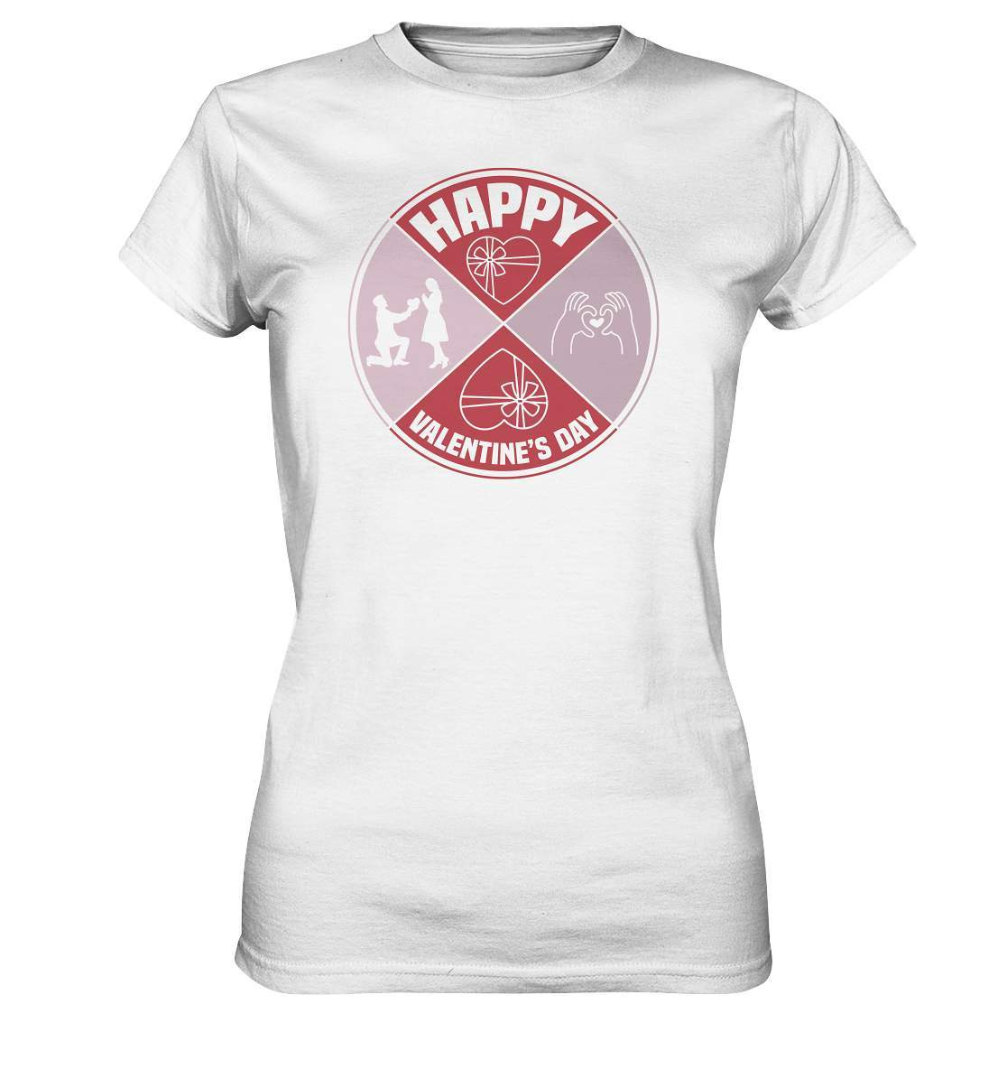 Valentinstag Happy Valentines Day - Ladies Premium Shirt-14 Februar,Anti Valentinstag,be my valentine,frisch verliebt,für verliebte,große Liebe,Happy Valentines Day,lover,tag der verliebten,valentines day,Valentinstag,Valentinstag Geschenk,Valentinstag Ideen