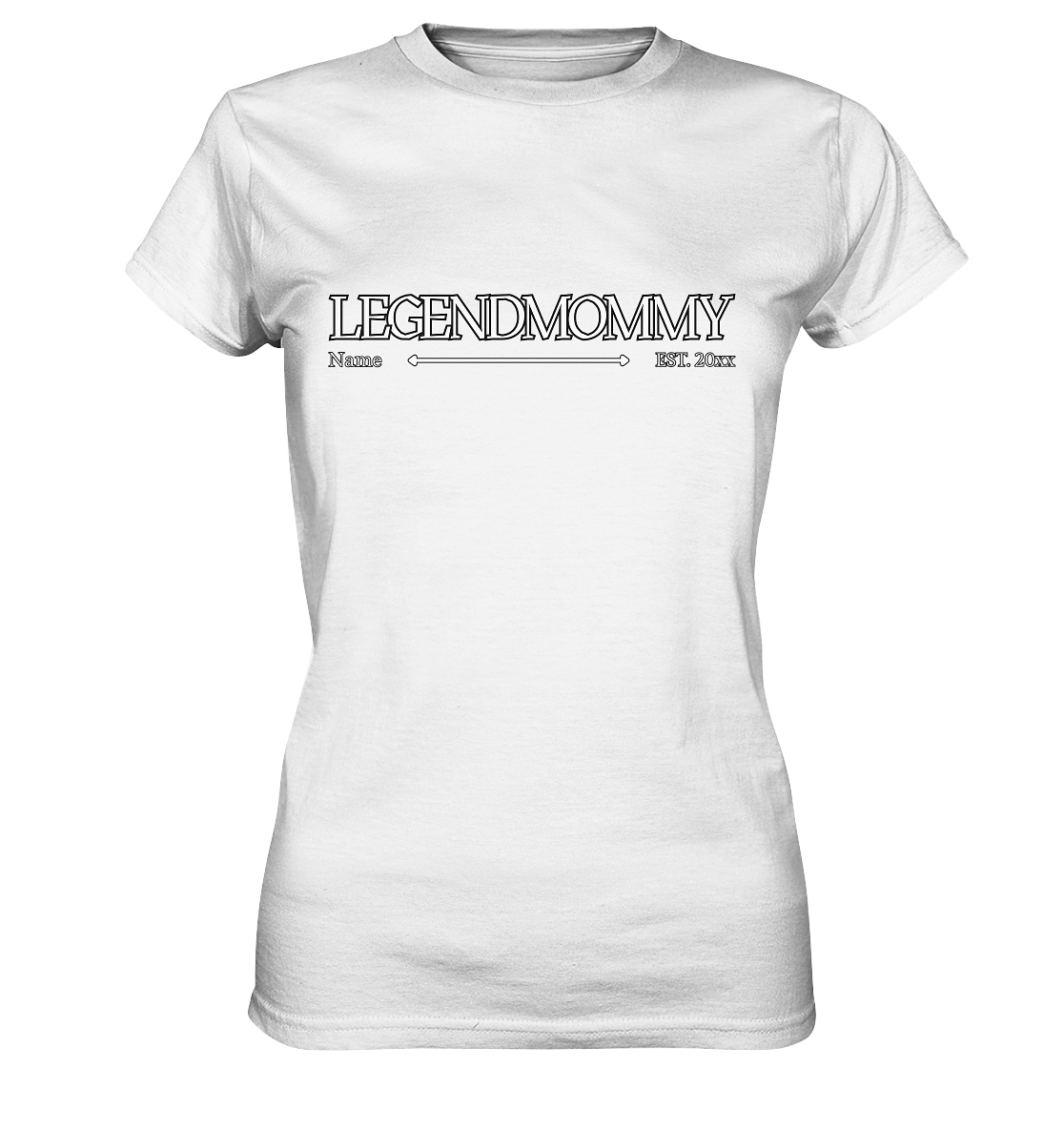 Legendmommy mit Name und Jahr personalisiertes Geschenk für Mutter, Mama - Ladies Premium Shirt