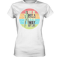 Fit is not a destination - Vintage Fun - Ladies Premium Shirt-Fitness,Fitness & Sport,Fitnessstudio,Fun Shirt,Hobbie,schön,Sportstil,Statement,Training,Vintage