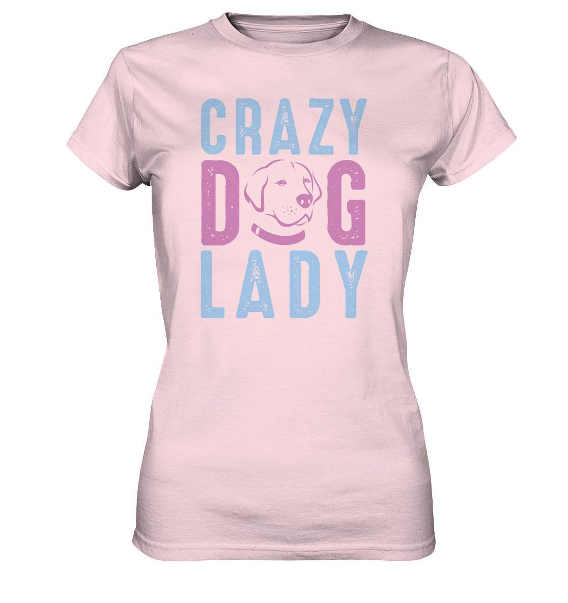 Hunde Liebhaberin Crazy Dog Lady - Ladies Premium Shirt-auf den hund gekommen,Crazy Dog Lady,dog,geburtstgasgeschenk,geschenkidee,humor,hund,hundebesitzer,hundefan,hundehalter,hundeliebhaber,hundeshirt,spaß