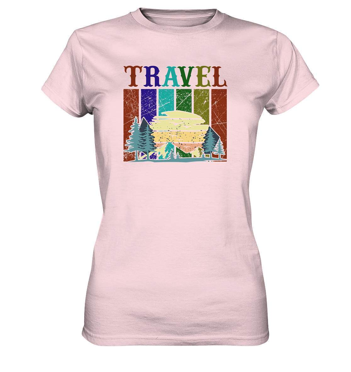 Reiselust Travel Motiv - Ladies Premium Shirt-Abenteuer,berge,camper,camping,norwegen,Reiselust Travel Motiv,Reisen,strand,Vanlife,vanlifer,vanliver,wohnmobil,wohnwagen