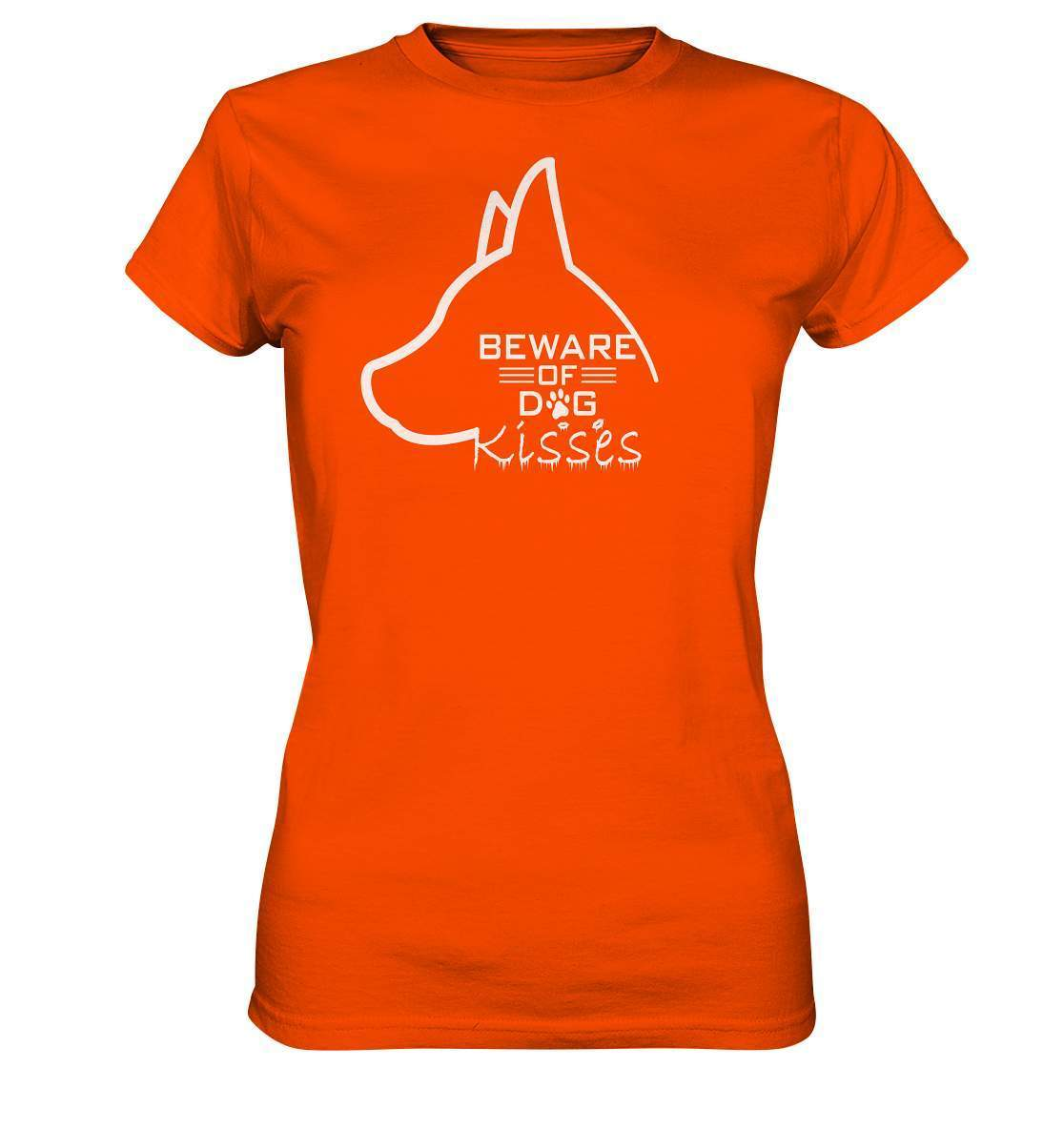 Achtung Hundeküsse - Lustiges Hunde - Ladies Premium Shirt-auf den hund gekommen,dog,freude,geburtstgasgeschenk,Geschenk,geschenkidee,humor,hund,hundebesitzer,hundefan,hundehalter,hundeliebhaber,hundeshirt,spaß