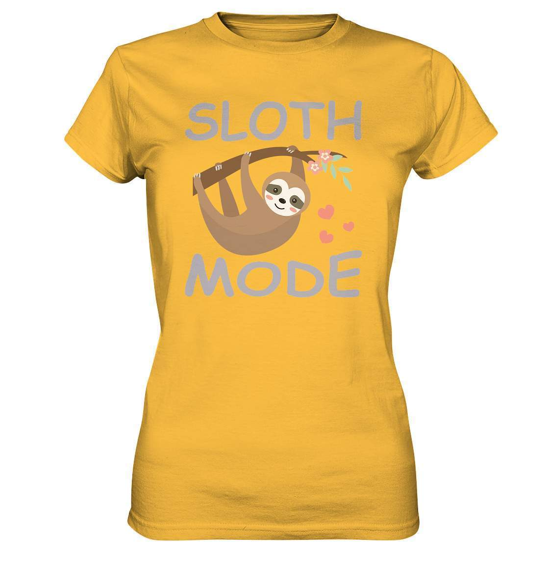 Faultier Sloth Mode - Ladies Premium Shirt-3 finger faultier,3 zehen faultier,das faultier,ein faultier,faul,Faultier,faultier shirt,faultier t shirt damen,faultierfarm,faultiermotiv,riesenfaultier,Sloth Mode,t-shirt mit faultier