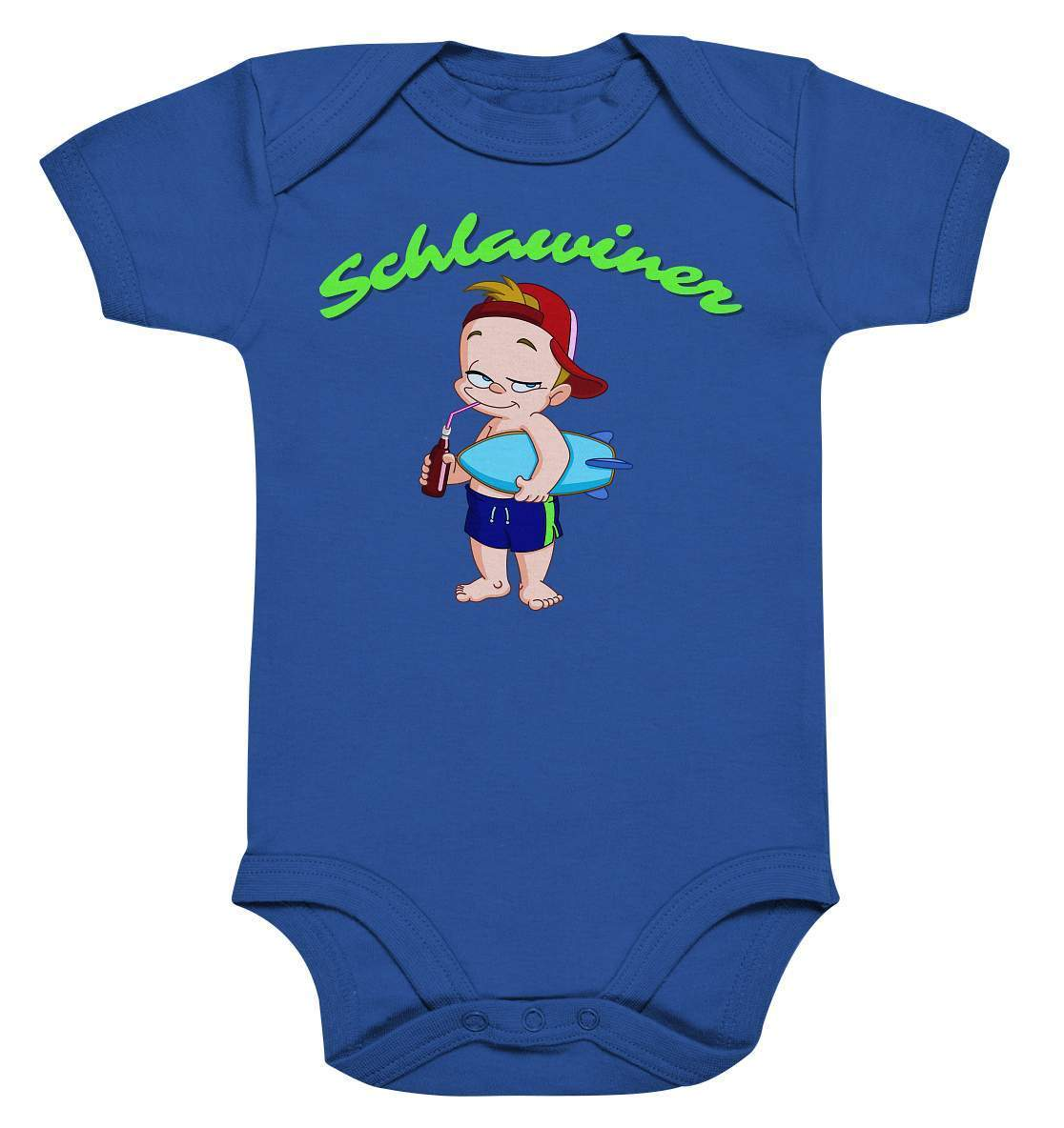 Kleiner Schlawiner - Organic Baby Bodysuite-erstes funshirt,Frechdachs,geschenk,geschenk zur geburt,geschenkidee,jungen outfit,jungen shirt,liebe,mama und sohn,mutter,rabauken shirt,schlawiner,spaß