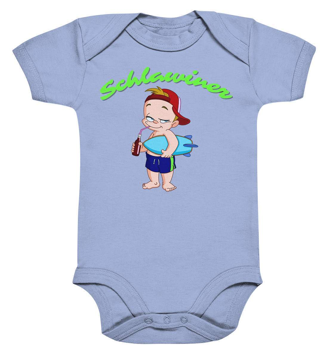 Kleiner Schlawiner - Organic Baby Bodysuite-erstes funshirt,Frechdachs,geschenk,geschenk zur geburt,geschenkidee,jungen outfit,jungen shirt,liebe,mama und sohn,mutter,rabauken shirt,schlawiner,spaß