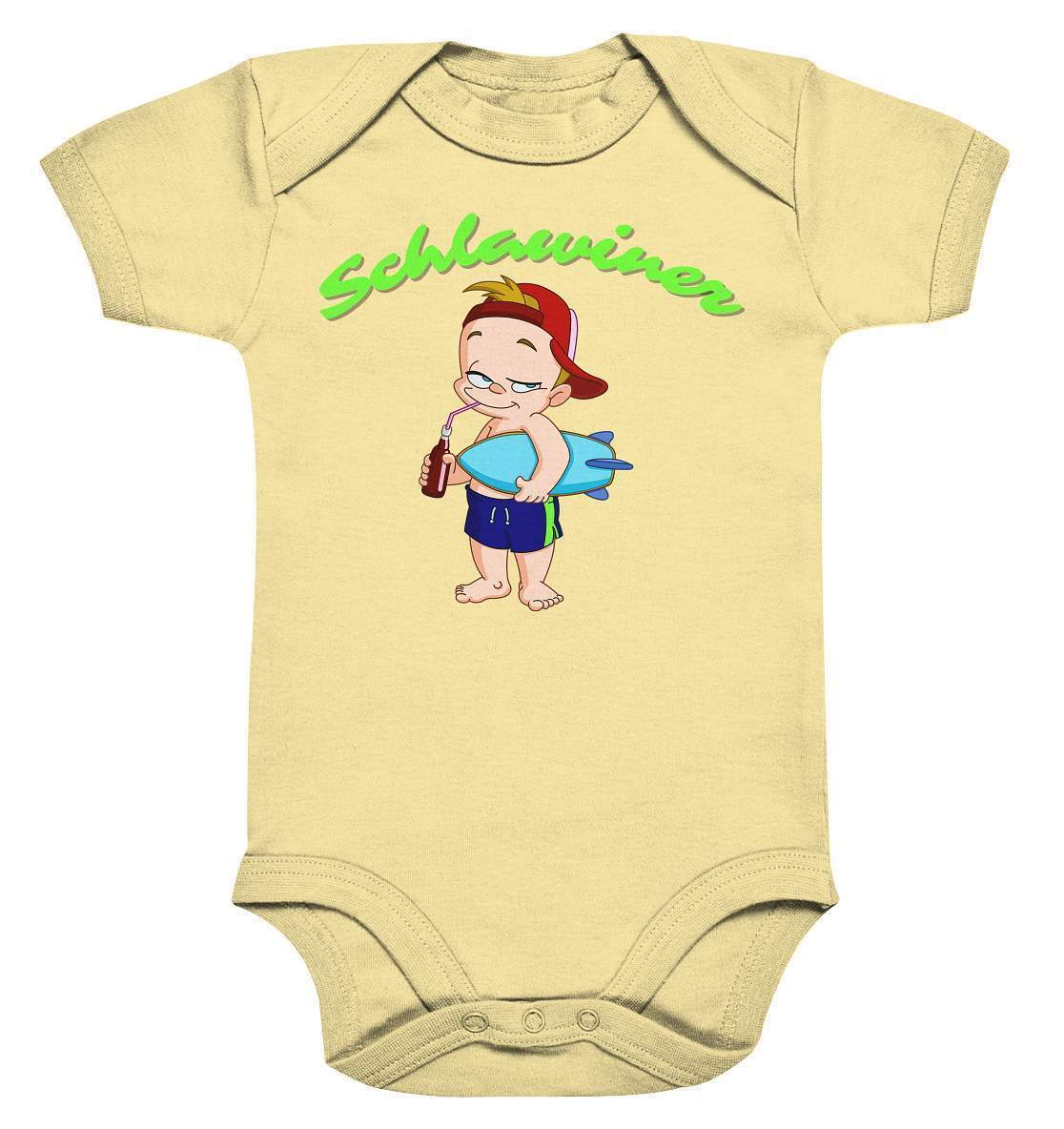 Kleiner Schlawiner - Organic Baby Bodysuite-erstes funshirt,Frechdachs,geschenk,geschenk zur geburt,geschenkidee,jungen outfit,jungen shirt,liebe,mama und sohn,mutter,rabauken shirt,schlawiner,spaß