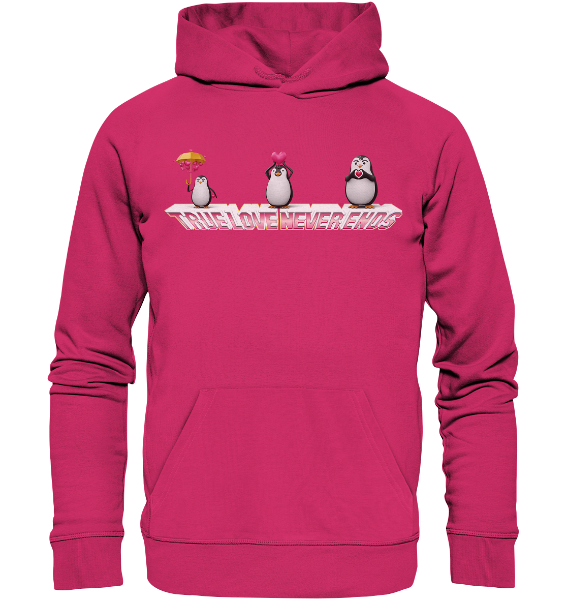 Personalisiertes Geschenk Idee für Mann und Frau zum Valentinstag, Jahrestag, Hochzeitstag oder zur Hochzeit - Organic Basic Hoodie