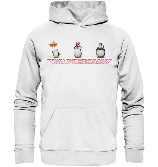 Personalisiertes Geschenk Idee für Mann und Frau zum Valentinstag, Jahrestag, Hochzeitstag oder zur Hochzeit - Organic Basic Hoodie