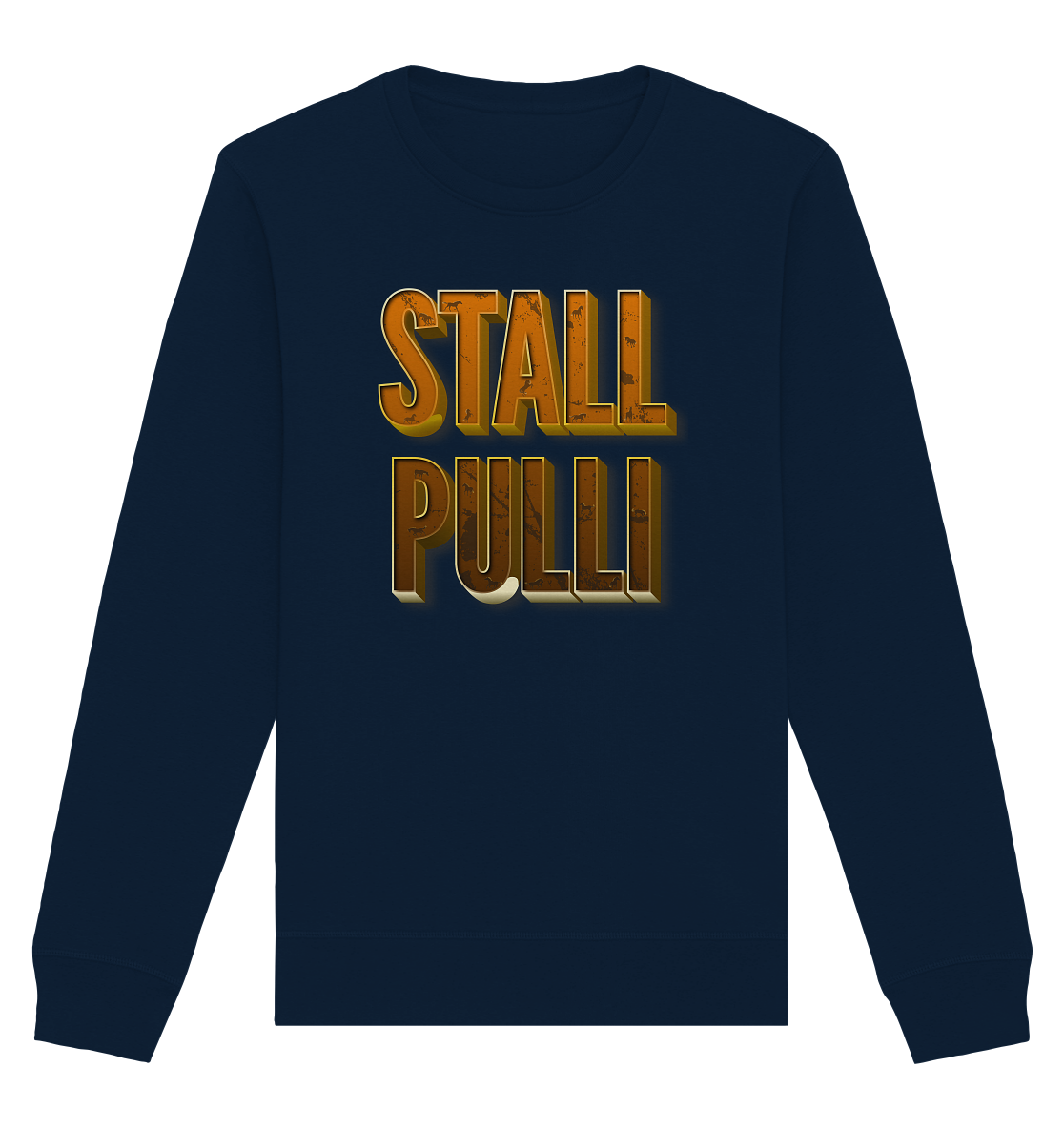 Stall Pulli - Personalisiert Reiterin Pferdesport Pferdenarr Pferderennen - Organic Basic Unisex Sweatshirt