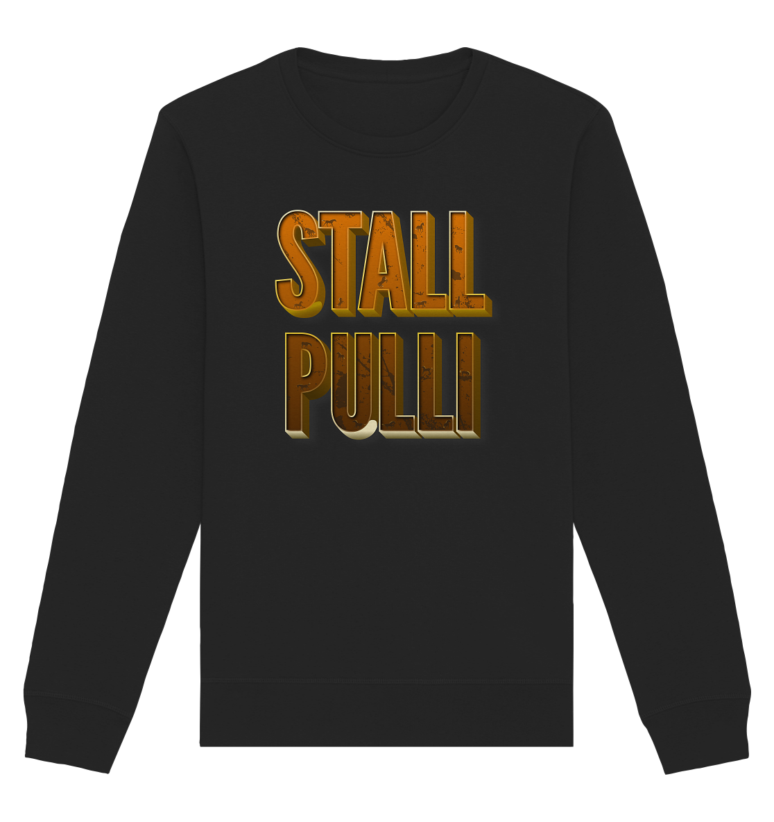 Stall Pulli - Personalisiert Reiterin Pferdesport Pferdenarr Pferderennen - Organic Basic Unisex Sweatshirt