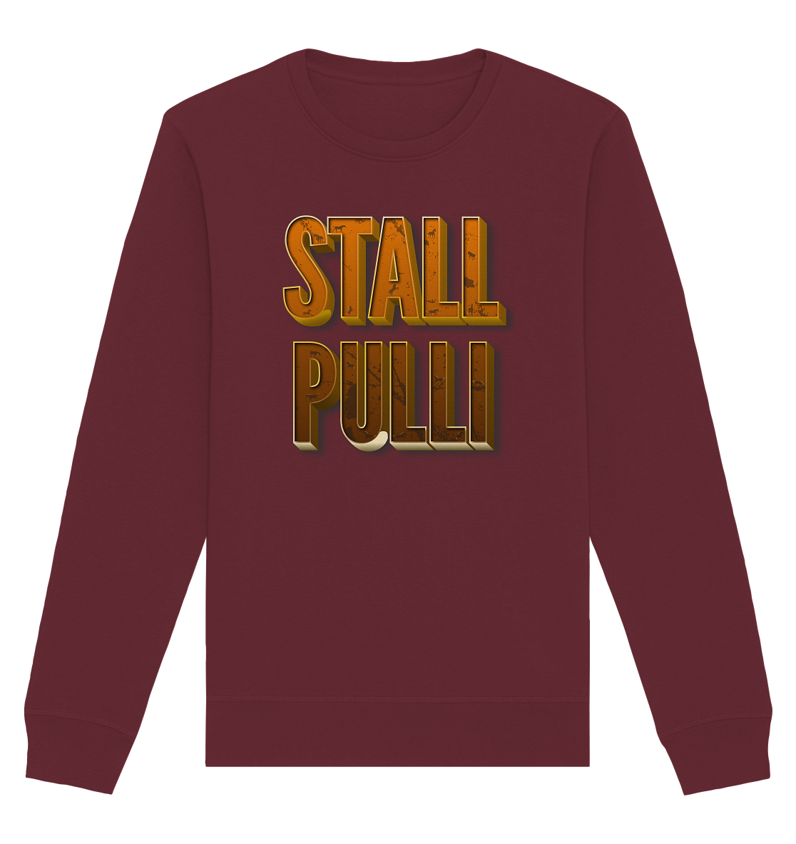 Stall Pulli - Personalisiert Reiterin Pferdesport Pferdenarr Pferderennen - Organic Basic Unisex Sweatshirt