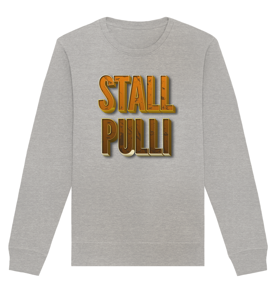 Stall Pulli - Personalisiert Reiterin Pferdesport Pferdenarr Pferderennen - Organic Basic Unisex Sweatshirt