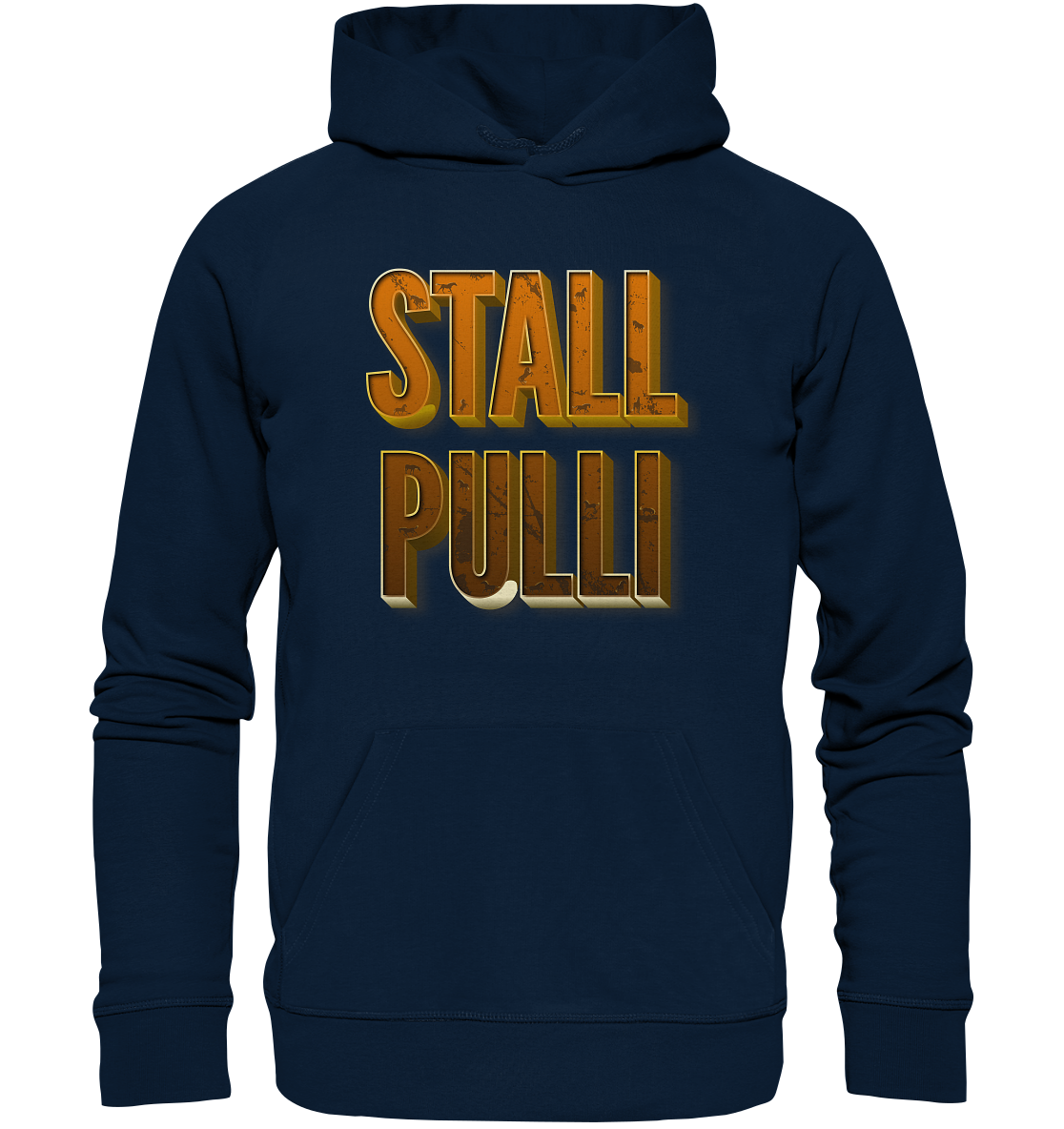 Stall Pulli - Personalisiert Reiterin Pferdesport Pferdenarr Pferderennen - Organic Hoodie