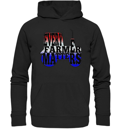 Jeder Landwirt zählt Statement Outfit für alle Bauern und Bauernfans - Organic Hoodie-Bauer Protestshirt Niederlande,Bauern Protest,Bauern Straßenblock,Bauernstreik Holland,Holländische Landwirtschaft,Jeder Bauer zählt Herren,Niederlande,Niederlande Traktorenstreik,Solidarität Landwirt,Solidarität mit Niederlande,Trotspodboer Shirt