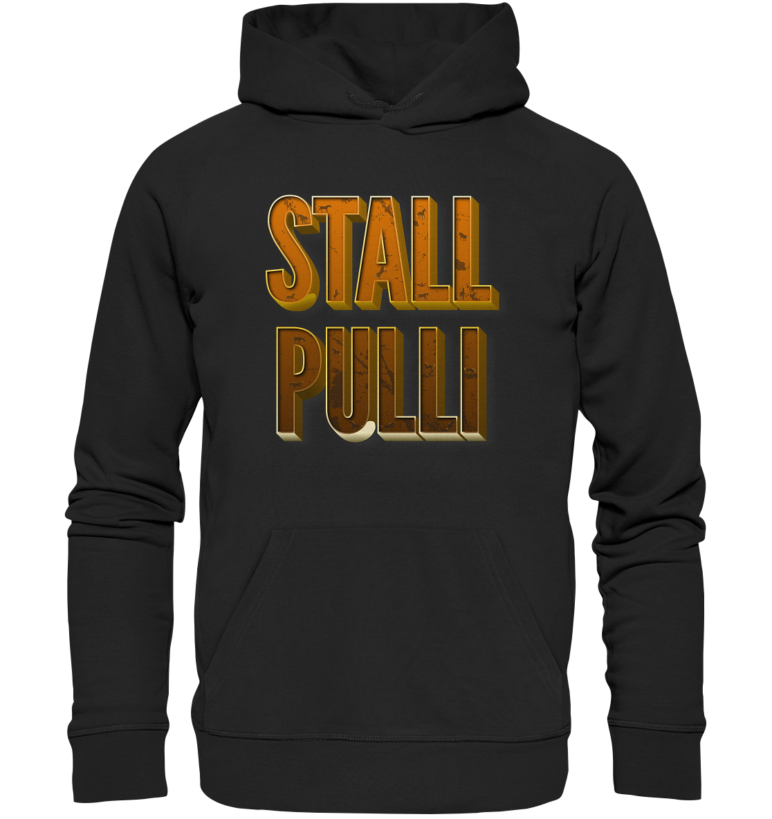 Stall Pulli - Personalisiert Reiterin Pferdesport Pferdenarr Pferderennen - Organic Hoodie