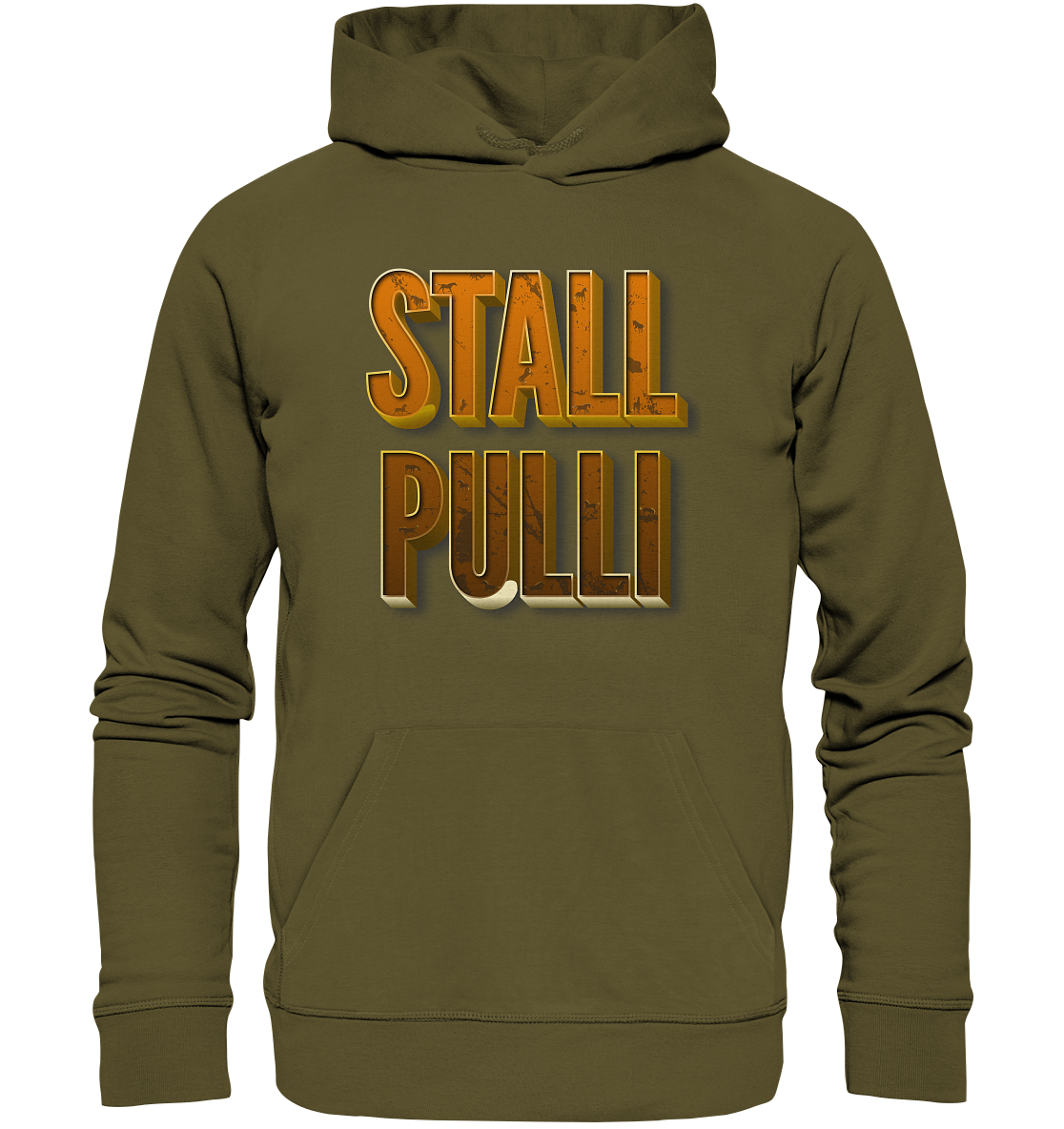 Stall Pulli - Personalisiert Reiterin Pferdesport Pferdenarr Pferderennen - Organic Hoodie