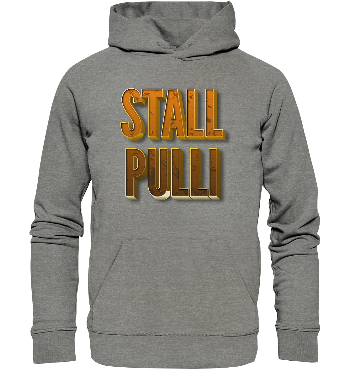 Stall Pulli - Personalisiert Reiterin Pferdesport Pferdenarr Pferderennen - Organic Hoodie