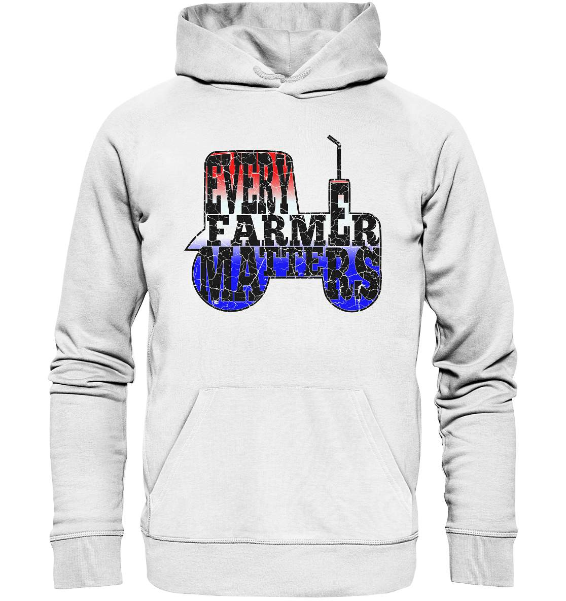 Jeder Landwirt zählt Statement Outfit für alle Bauern und Bauernfans - Organic Hoodie-Bauer Protestshirt Niederlande,Bauern Protest,Bauern Straßenblock,Bauernstreik Holland,Holländische Landwirtschaft,Jeder Bauer zählt Herren,Niederlande,Niederlande Traktorenstreik,Solidarität Landwirt,Solidarität mit Niederlande,Trotspodboer Shirt