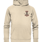 Wikinger Bio Hoodie Wikinger Shirt Thors Hammer Mjölnir auf Brust mit Name in Futhark und Rücken mit Großdruck nordisches Mythologie