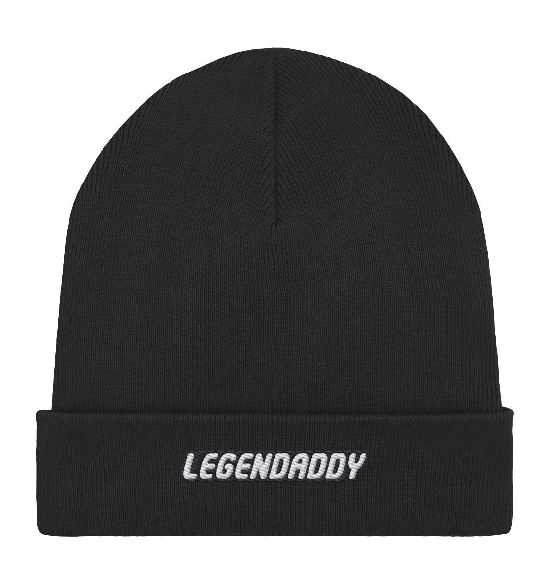 Legendaddy Papa Geschenk Kopie - Organic Rib Beanie-bester papa,du wirst papa,Für Männer,für Papa,Geburt,geburtstagsgeschenk,Geschenk,geschenk zur geburt,Geschenke,geschenkidee,hochzeitsgeschenk,Legendaddy,papa,persönliches geschenk,Schwangerschaftsverkündung,Vatertag,zwillingspapa