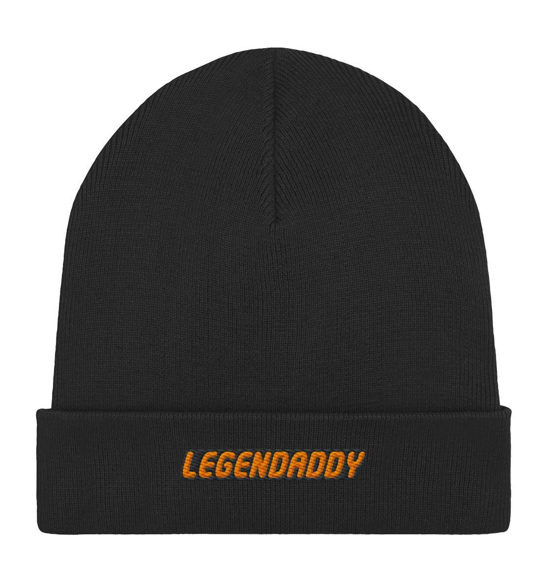 Legendaddy Papa Geschenk - Organic Rib Beanie-bester papa,du wirst papa,Für Männer,für Papa,Geburt,geburtstagsgeschenk,Geschenk,geschenk zur geburt,Geschenke,geschenkidee,hochzeitsgeschenk,Legendaddy,papa,persönliches geschenk,Schwangerschaftsverkündung,Vatertag,zwillingspapa