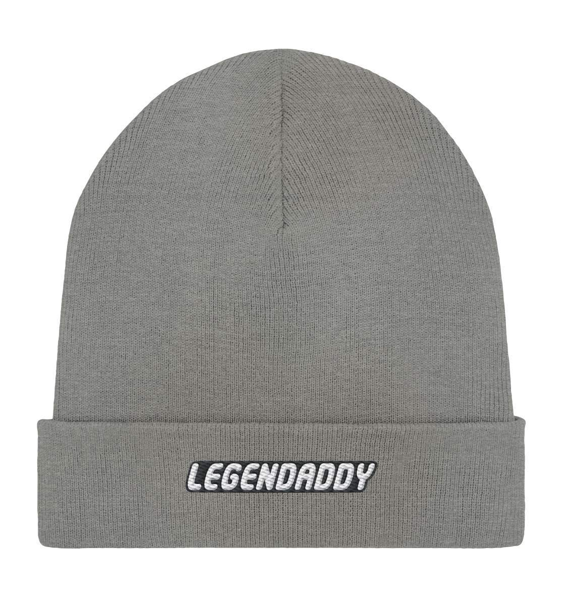 Legendaddy Papa Geschenk Kopie - Organic Rib Beanie-bester papa,du wirst papa,Für Männer,für Papa,Geburt,geburtstagsgeschenk,Geschenk,geschenk zur geburt,Geschenke,geschenkidee,hochzeitsgeschenk,Legendaddy,papa,persönliches geschenk,Schwangerschaftsverkündung,Vatertag,zwillingspapa