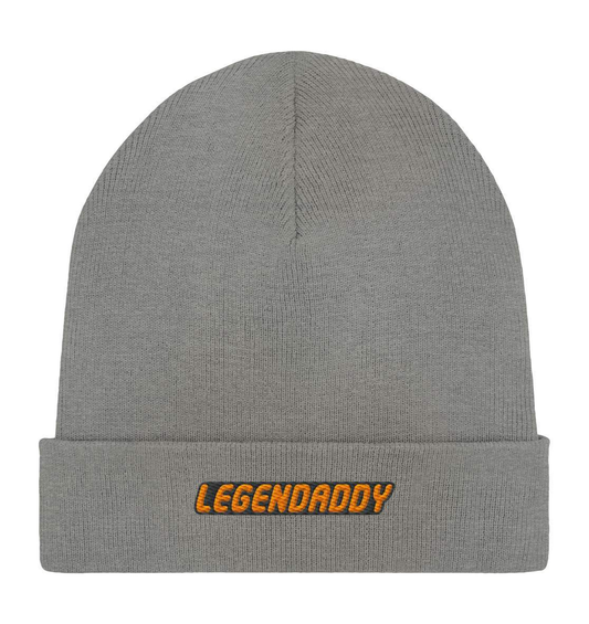 Legendaddy Papa Geschenk - Organic Rib Beanie-bester papa,du wirst papa,Für Männer,für Papa,Geburt,geburtstagsgeschenk,Geschenk,geschenk zur geburt,Geschenke,geschenkidee,hochzeitsgeschenk,Legendaddy,papa,persönliches geschenk,Schwangerschaftsverkündung,Vatertag,zwillingspapa