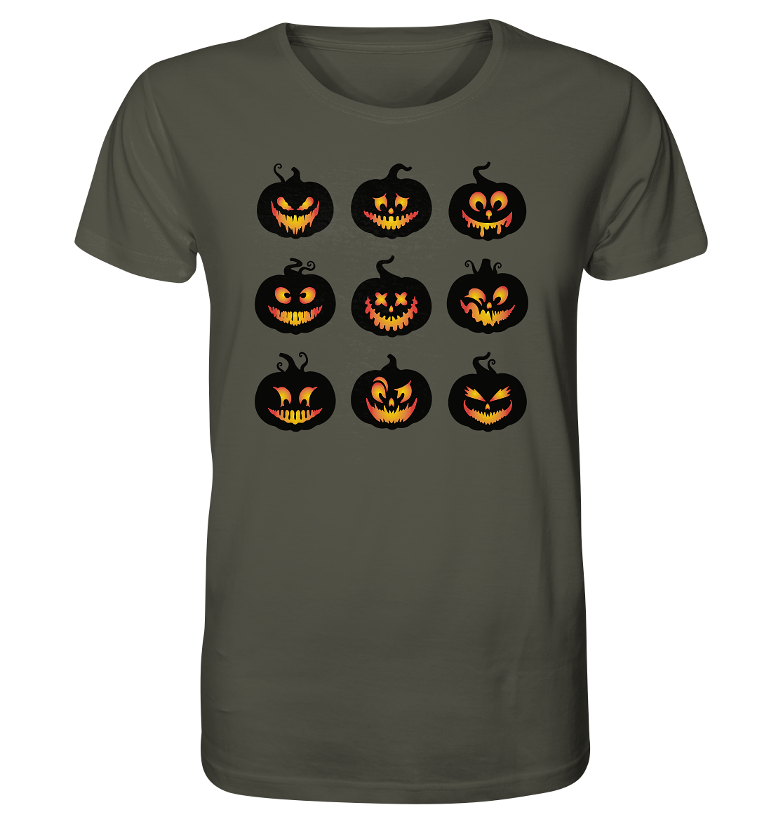 Kürbis Shirt, Halloween Shirt, Herbst T-Shirt, Kürbis Gesichter Shirt, Halloween Outfit, Jack-o-Lantern, Halloween Kostüm