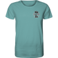 Paar Outfit Hund und Katz mit Initialen personalisiert Buchstaben Name Kombi Shirt Partner - Organic Shirt