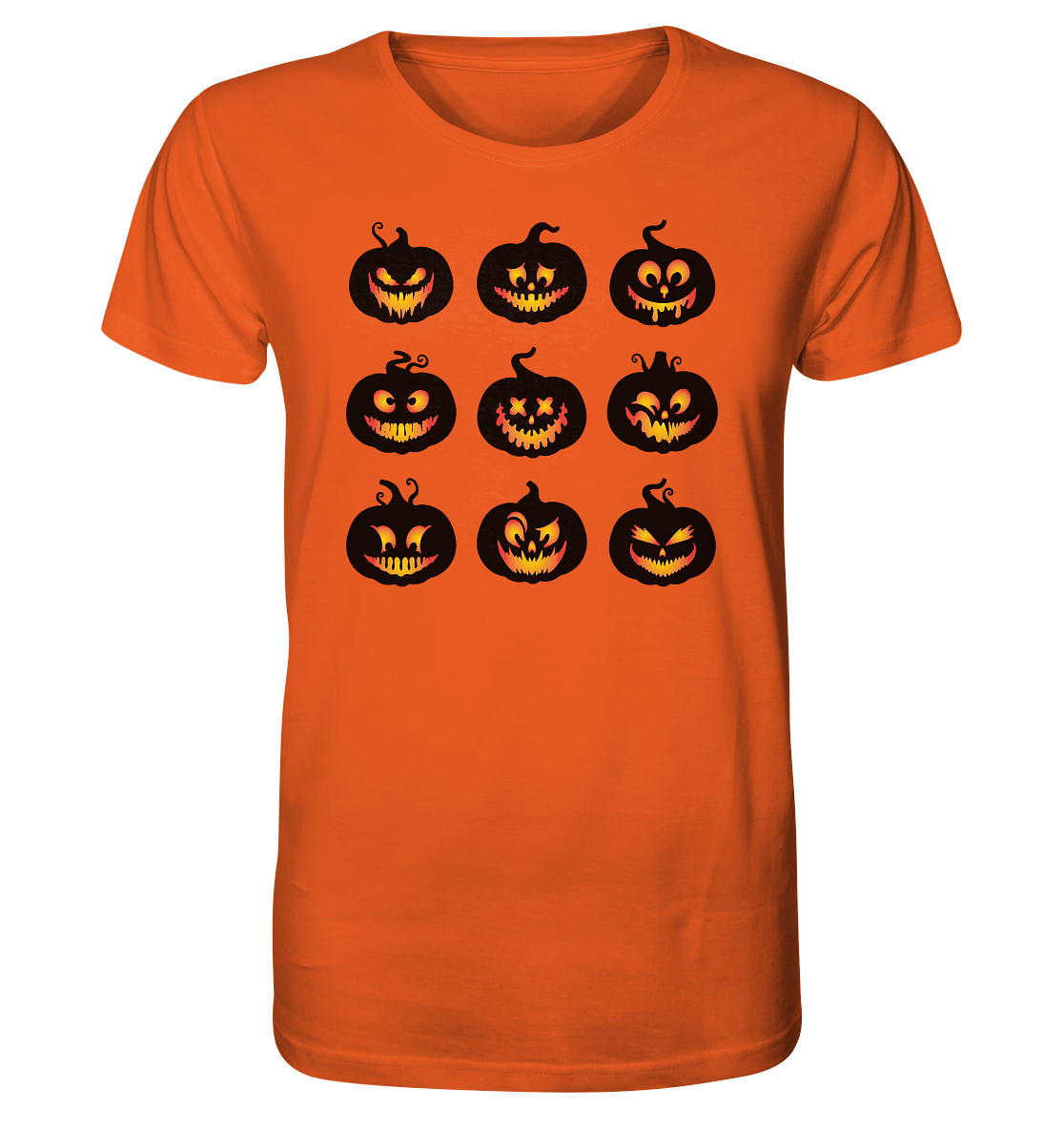 Kürbis Shirt, Halloween Shirt, Herbst T-Shirt, Kürbis Gesichter Shirt, Halloween Outfit, Jack-o-Lantern, Halloween Kostüm