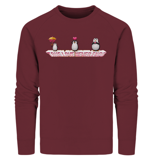 Personalisiertes Geschenk Idee für Mann und Frau zum Valentinstag, Jahrestag, Hochzeitstag oder zur Hochzeit - Organic Sweatshirt