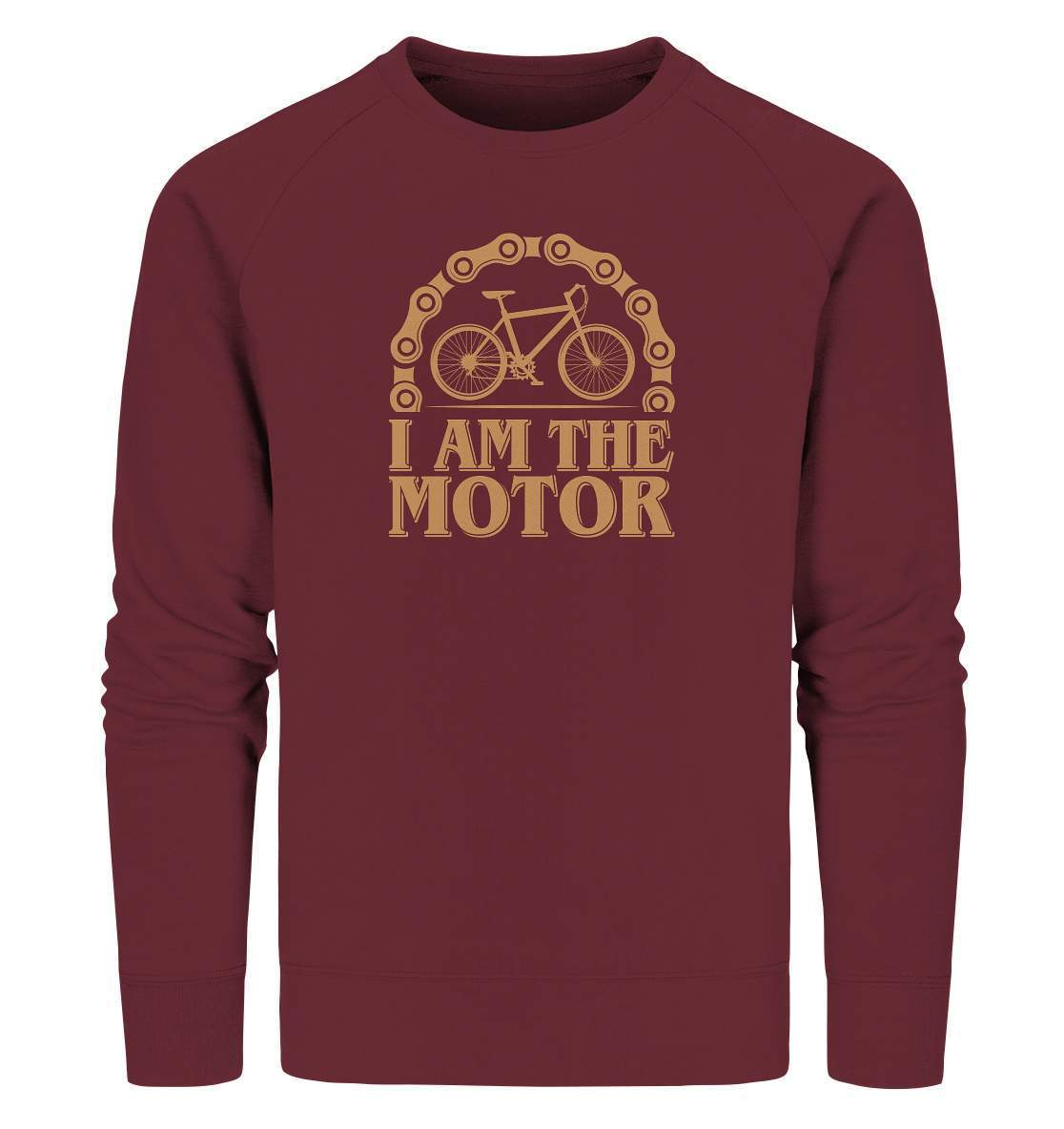 Fahrrad I am the Motor - Organic Sweatshirt-bike,bike damen,e-bike trekking,fahrrad,fahrrad damen,fahrrad einfach,fahrrad fahren,fahrrad herren,fahrrad test,fahrradbekleidung,fahrradtour,I am the Motor,mountainbike