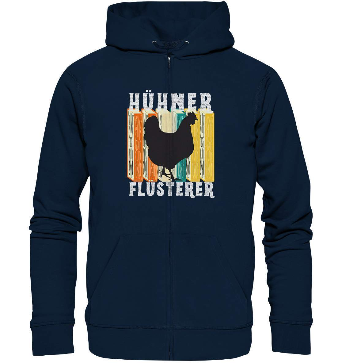 Hühner Flüsterer Lustiges Landwirt Geflügel Bauer - Organic Zipper-