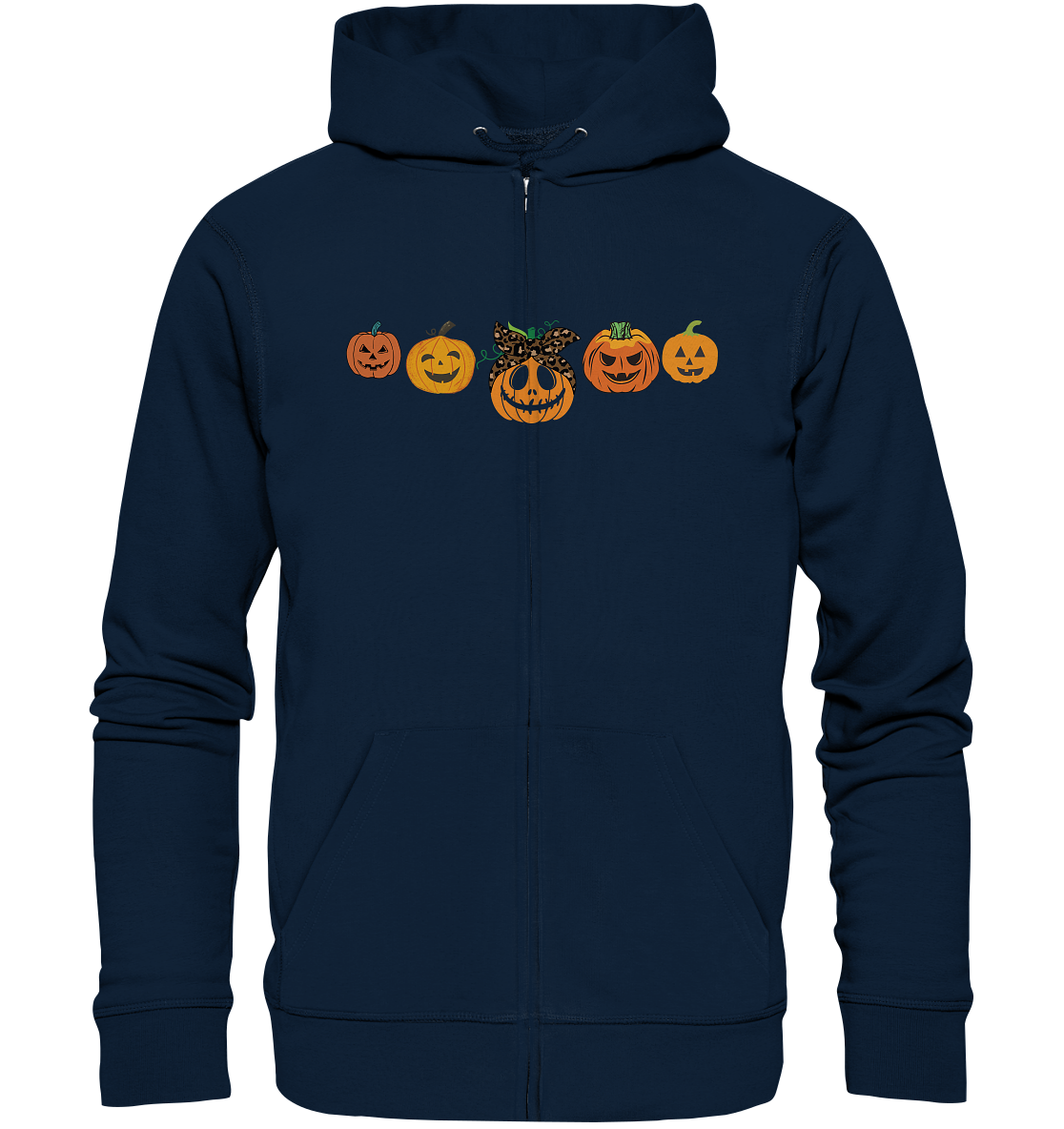 Kürbis Sweatshirt, Kürbis Pullover, Jack-o-Windlicht Sweatshirt, Halloween Sweatshirt, Halloween Outfit, Gruselige Jahreszeit, Herbst Shirts - Organic Zipper