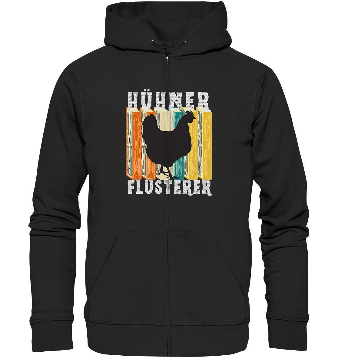 Hühner Flüsterer Lustiges Landwirt Geflügel Bauer - Organic Zipper-