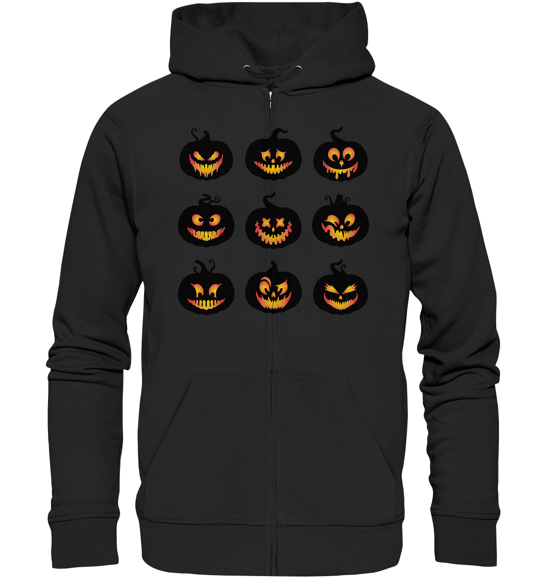 Kürbis Jacke, Halloween Zipper Hoodie, Herbst T-Shirt, Kürbis Gesichter Zipper, Halloween Outfit, Jack-o-Lantern, Halloween Kostüm