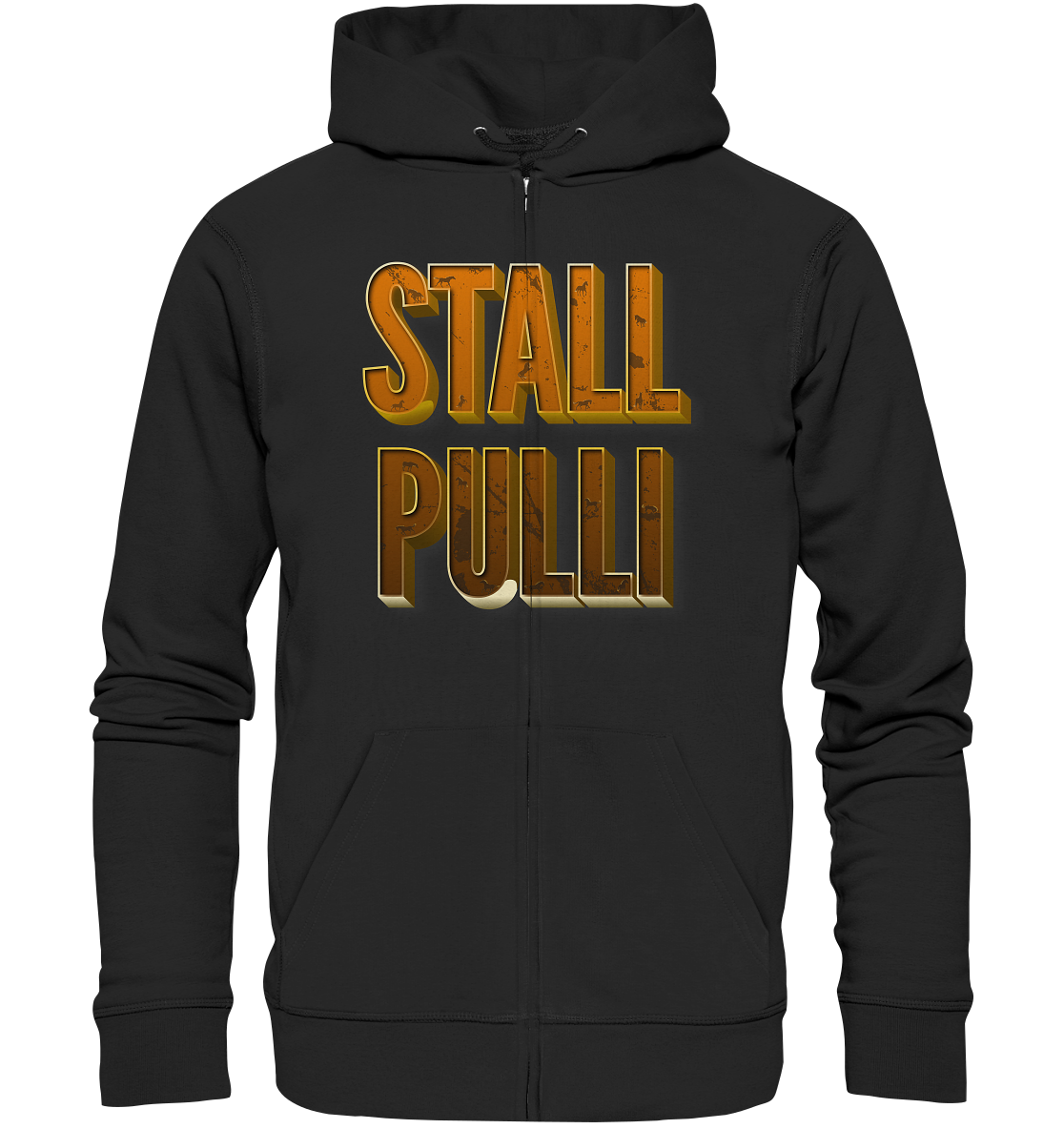 Stall Pulli - Personalisiert Reiterin Pferdesport Pferdenarr Pferderennen - Organic Zipper