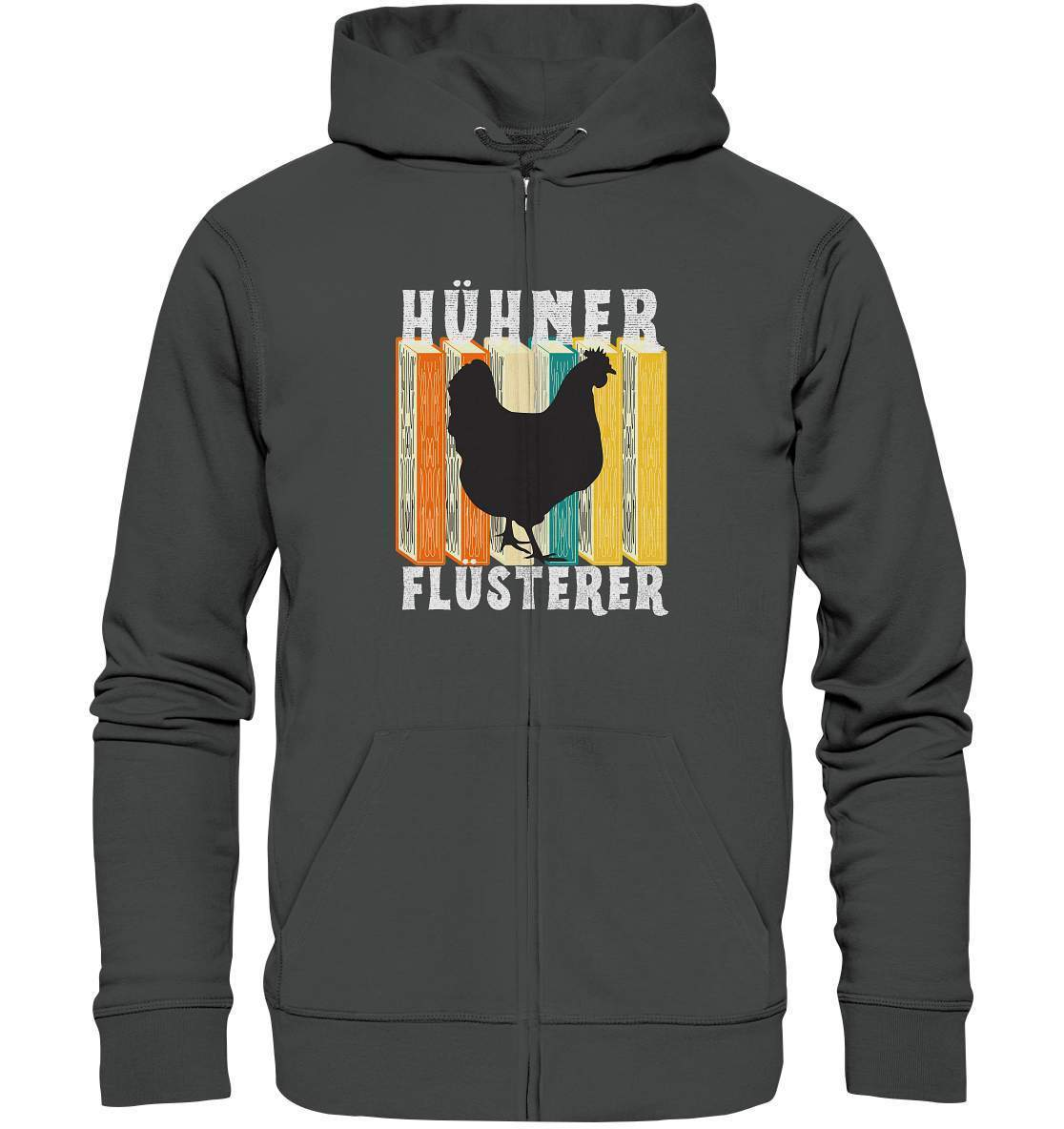 Hühner Flüsterer Lustiges Landwirt Geflügel Bauer - Organic Zipper-