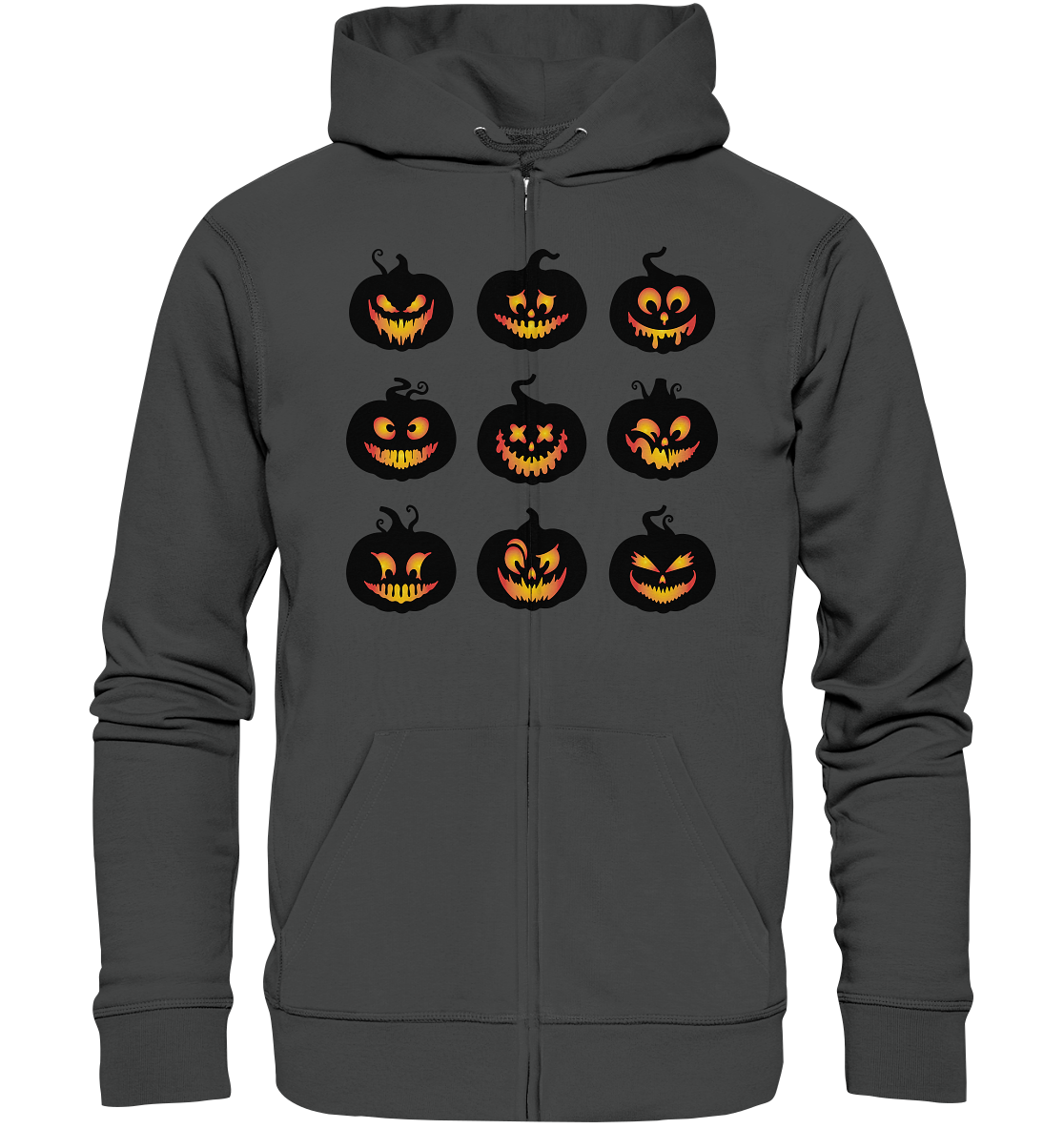 Kürbis Jacke, Halloween Zipper Hoodie, Herbst T-Shirt, Kürbis Gesichter Zipper, Halloween Outfit, Jack-o-Lantern, Halloween Kostüm