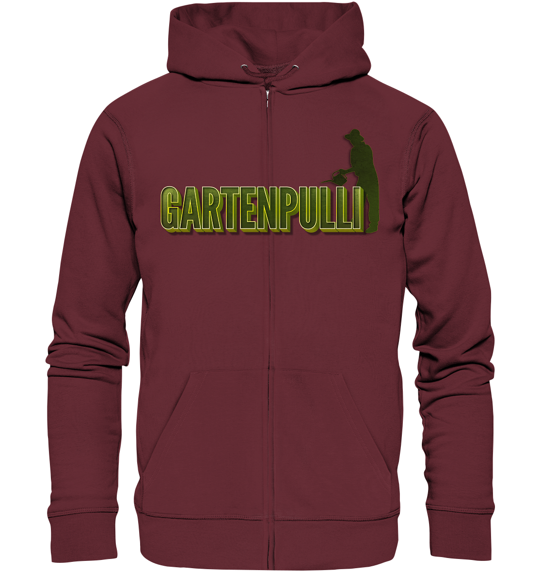 Gartenpulli - Garten Pulli Gartenarbeit Gärtner Gärtnerei - Organic Zipper