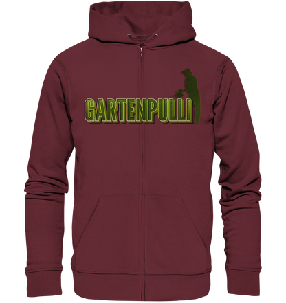 Gartenpulli - Garten Pulli Gartenarbeit Gärtner Gärtnerei - Organic Zipper