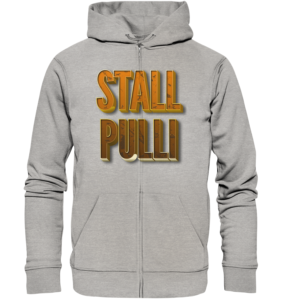 Stall Pulli - Personalisiert Reiterin Pferdesport Pferdenarr Pferderennen - Organic Zipper