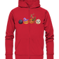 Halloween Kürbis Zipper, Kürbis Variation, Jack-o-Windlicht Jacke, Halloween, Halloween Outfit, Gruselige Jahreszeit, Herbst Organic Zipper