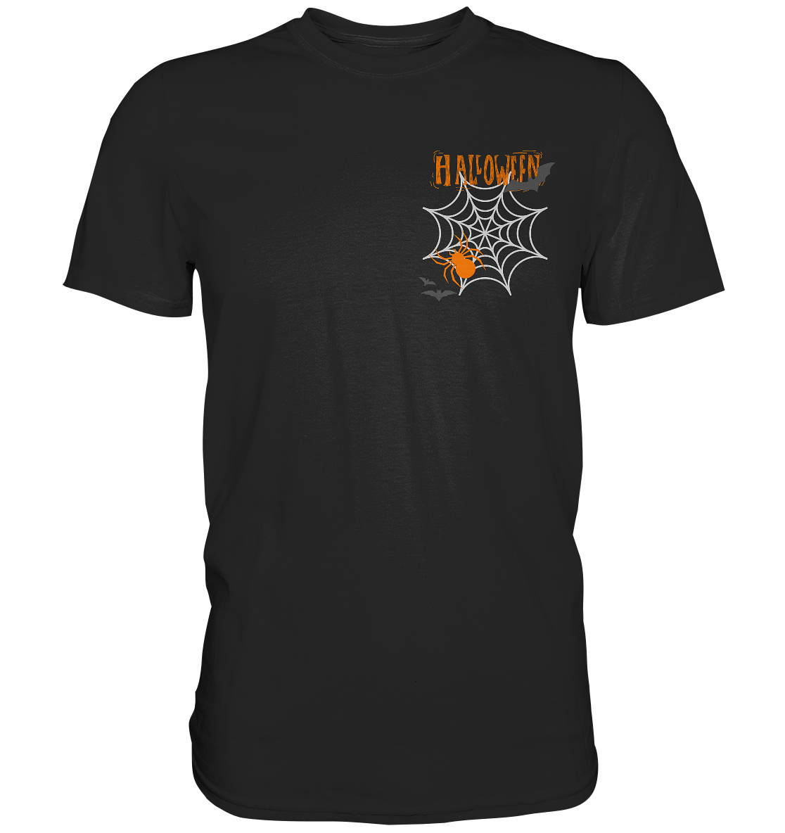 Halloween Shirt, Boo Halloween, Herbst T-Shirt, Kürbis Gesichter Shirt, Halloween Outfit, Spinnenetz, Halloween Kostüm  - Premium Shirt