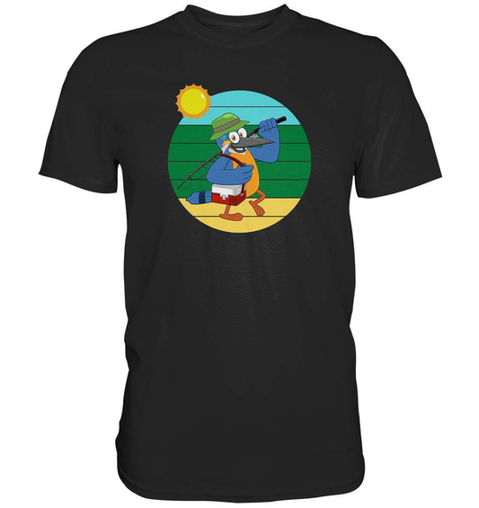 Angler Eisvogel Fun - Premium Shirt-angel,angelbox,Angeln,angeltasche,anglerausrüstung,anglerhut,angleroutfit,eisvogel,fischen,fun shirt,geschenkidee,sonne,spaß,überraschung