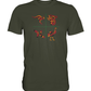 Australiens Schönheit in 4 Elementen - Premium Shirt-aborigines,Australien,boomerang,eingeboren,eingeborene australien,emu,hand,koala,kunst australien,känguru,Outback,punkte,stammeskunst,tasmanisch
