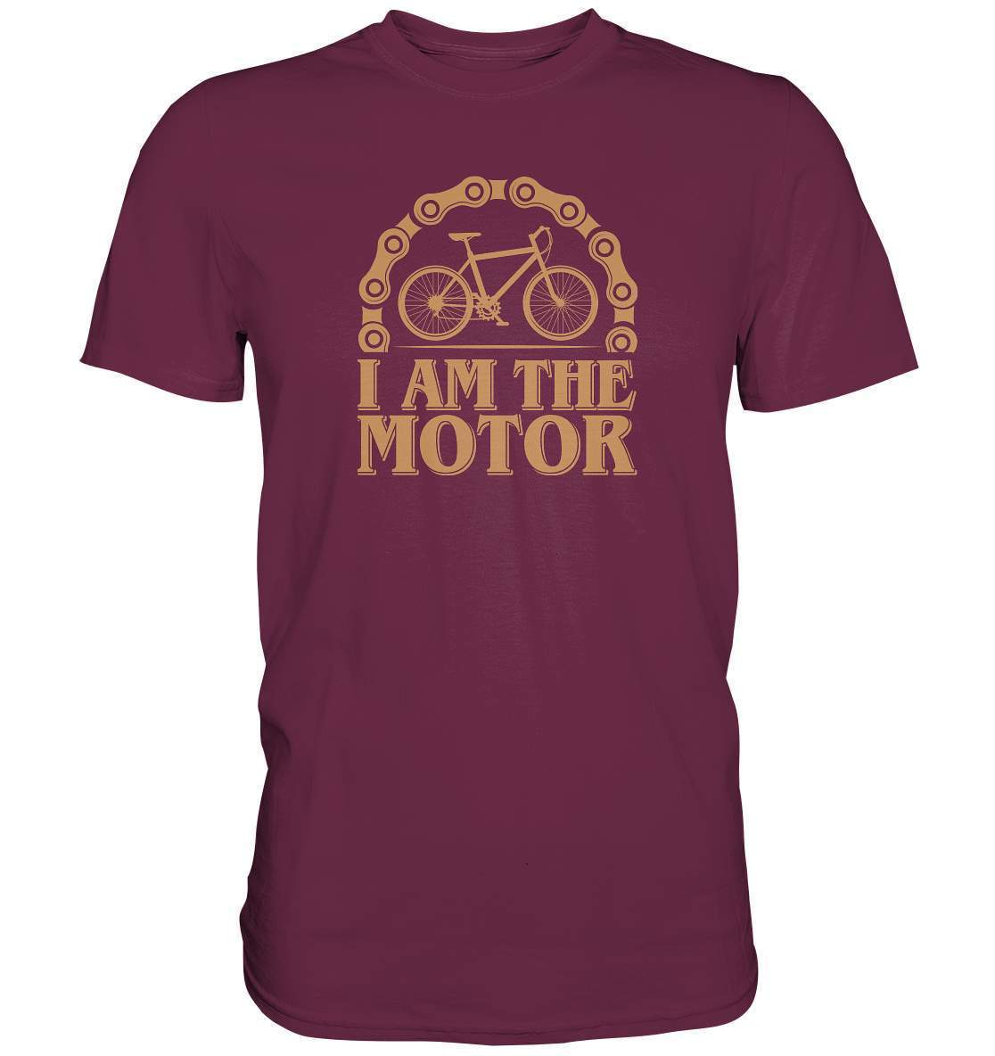 Fahrrad I am the Motor - Premium Shirt-bike,bike damen,e-bike trekking,fahrrad,fahrrad damen,fahrrad einfach,fahrrad fahren,fahrrad herren,fahrrad test,fahrradbekleidung,fahrradtour,I am the Motor,mountainbike